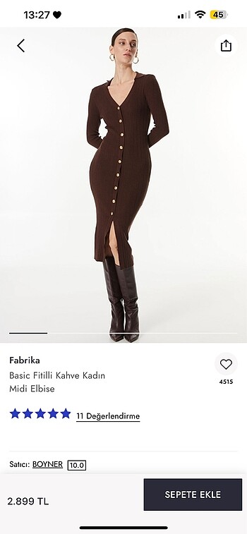 fabrika elbise