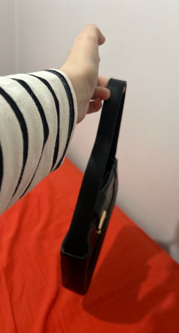 Siyah Zebra Desenli Kadın Deri Çanta - Görsel 3