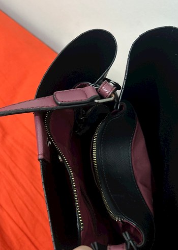 Minimalist Siyah Deri Kadın Çanta - Görsel 5