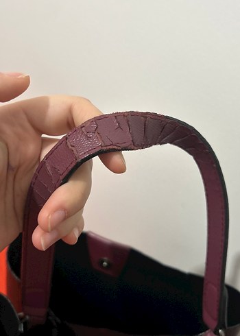 Minimalist Siyah Deri Kadın Çanta - Görsel 2