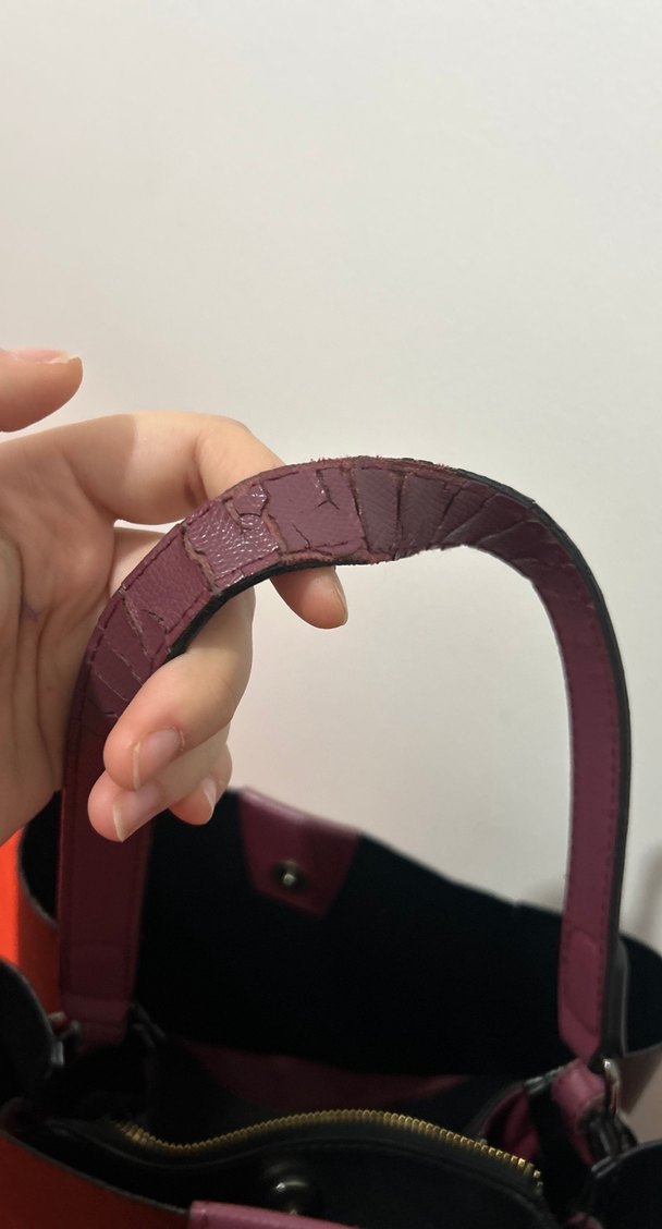 Minimalist Siyah Deri Kadın Çanta - Görsel 2