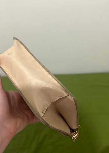 Bej Deri Kadın Çanta Minimalist Tasarım - Görsel 5