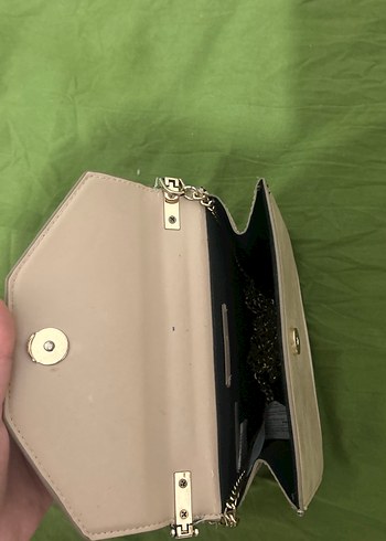 Bej Deri Kadın Çanta Minimalist Tasarım - Görsel 6