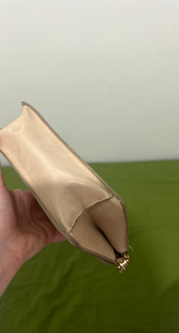 Bej Deri Kadın Çanta Minimalist Tasarım - Görsel 5