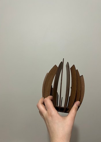 Koyu Kahverengi Ahşap Dekorluk - Görsel 7