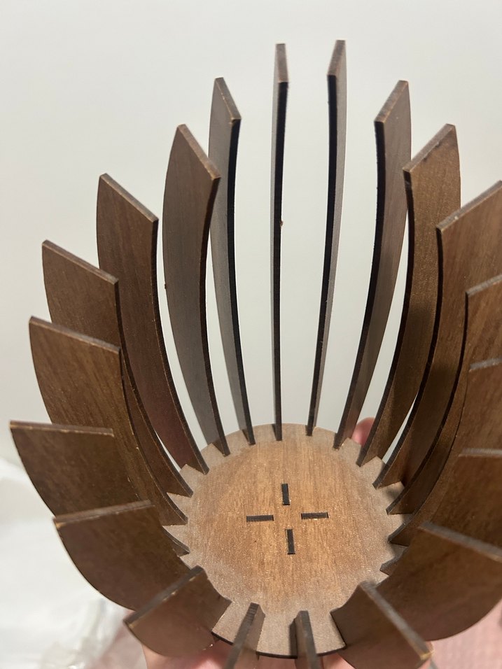 Koyu Kahverengi Ahşap Dekorluk - Görsel 4