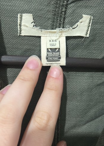 Kadın Haki Uzun Kollu Kemerli Tulum - Görsel 4