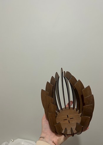 Koyu Kahverengi Ahşap Dekorasyon - Görsel 5