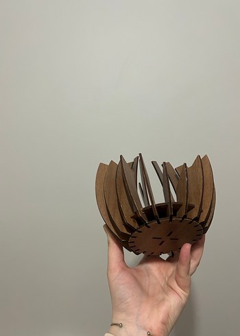 Koyu Kahverengi Ahşap Dekorasyon - Görsel 6