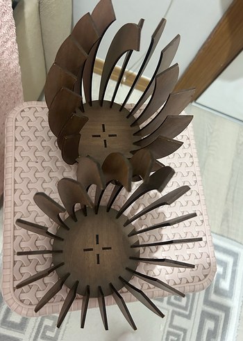 Koyu Kahverengi Ahşap Dekorasyon - Görsel 8