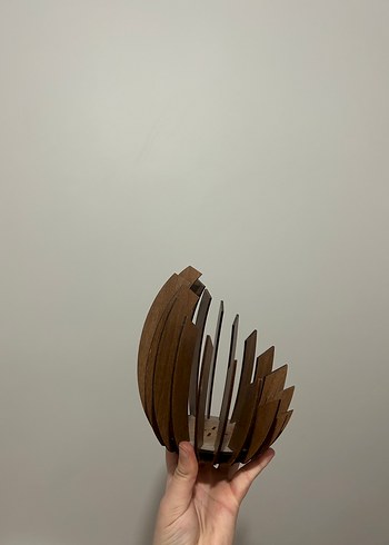 Koyu Kahverengi Ahşap Dekorasyon - Görsel 2