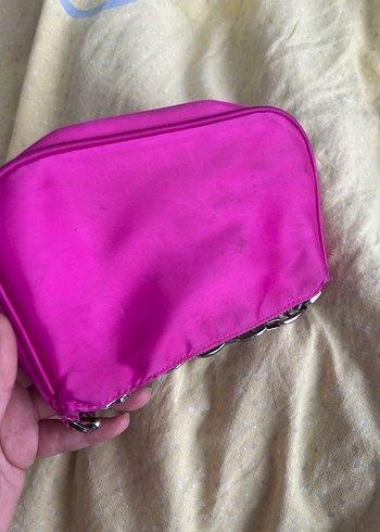 Pembe Zincir Detaylı Kadın Çanta - Görsel 3