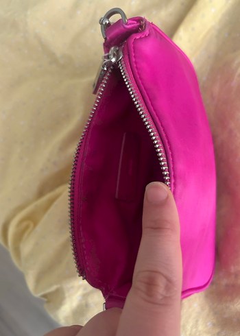 Pembe Zincir Detaylı Kadın Çanta - Görsel 6