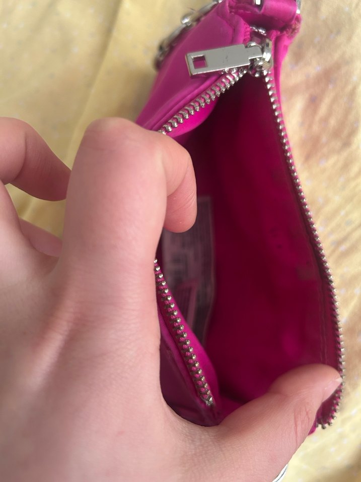 Pembe Zincir Detaylı Kadın Çanta - Görsel 5