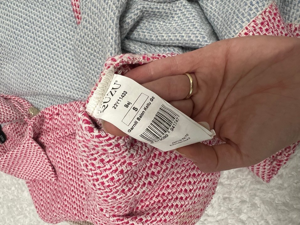 Düğmeli Çok Renkli Kadın Gömlek - Görsel 5