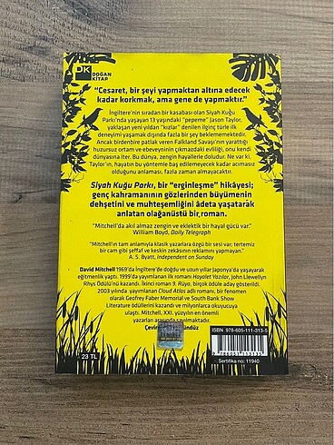 Beden David Mitchell - Siyah Kuğu Parkı - Doğan kitap