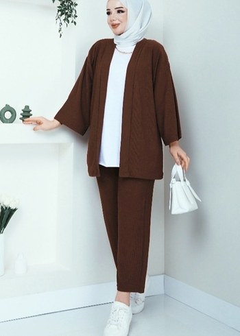 m Beden turkuaz Renk Kimono takım ceket pantolon