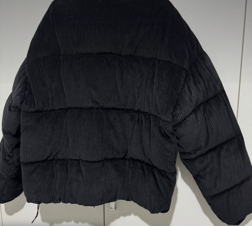 Bershka kadife şişme mont - Görsel 4