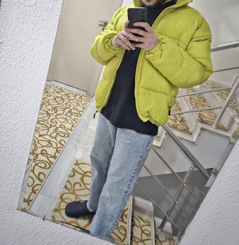 Zara şişme mont - Görsel 5