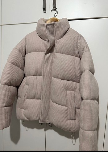 Zara fitilli örgü şişme mont - Görsel 4