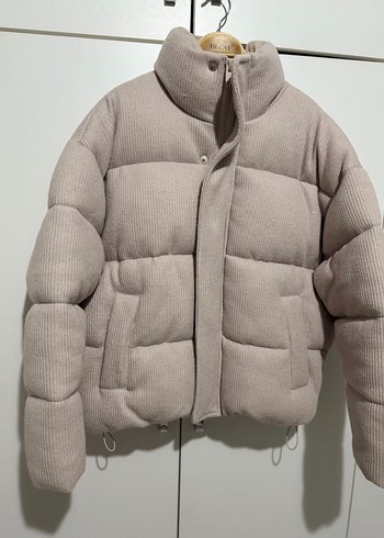 Zara fitilli örgü şişme mont - Görsel 5