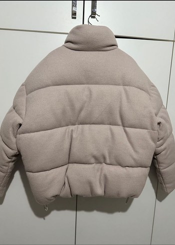 Zara fitilli örgü şişme mont - Görsel 6