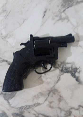 Eşref Tek Siyah Plastik Oyuncak Tabanca