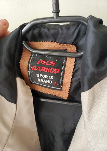 xl Beden Düğmeli Camel Süet Kaban