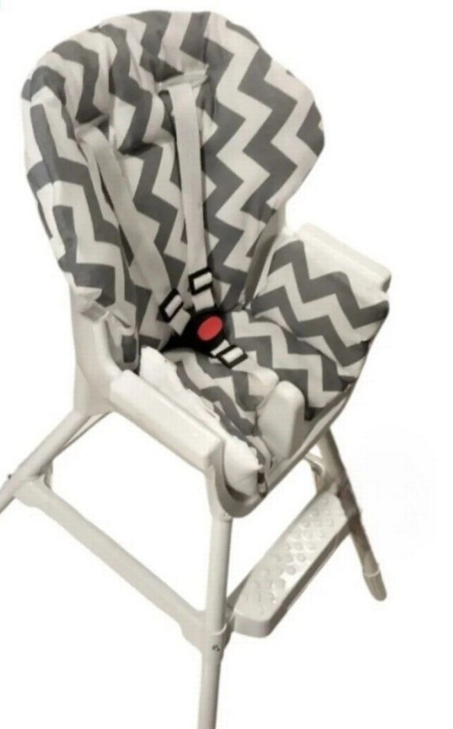 Gri Zebra Desenli Çocuk mama sandalyesi mimderi - Görsel 2