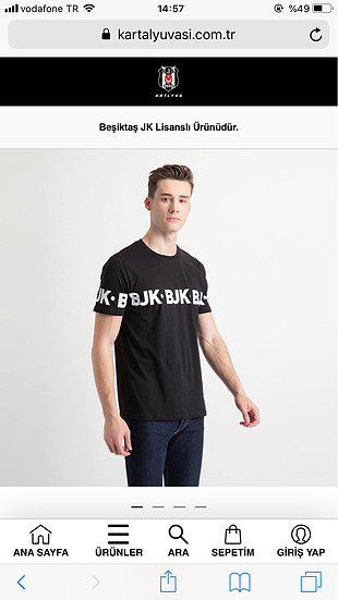 bjk siyah t-shirt 