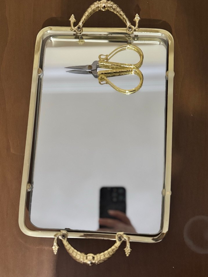 Altın Renkli Parlak nişan -söz  Makası - Görsel 4