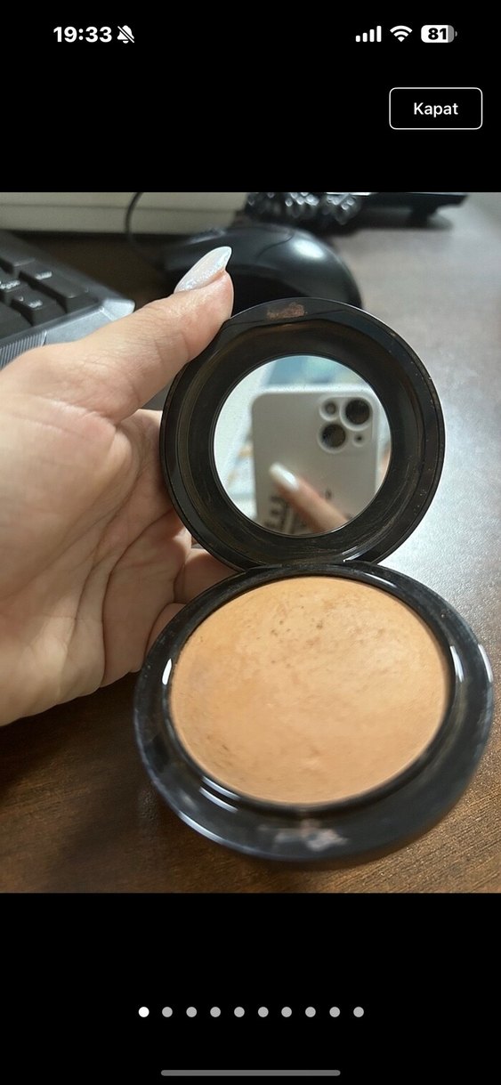 Dark Tan Mineralize Pudra Siyah Kutuda Mac - Görsel 4