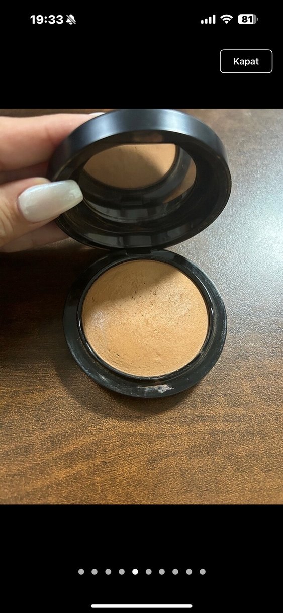 Dark Tan Mineralize Pudra Siyah Kutuda Mac - Görsel 3