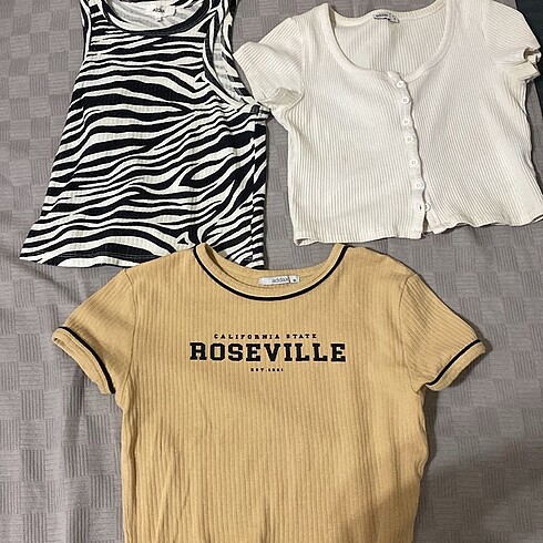 m Beden beyaz Renk ust crop