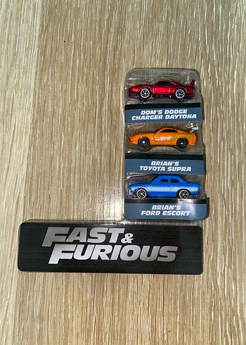 Fast & Furious Çok Renkli Oyuncak Araba Seti