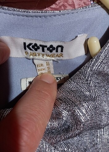 m Beden Koton gri m beden