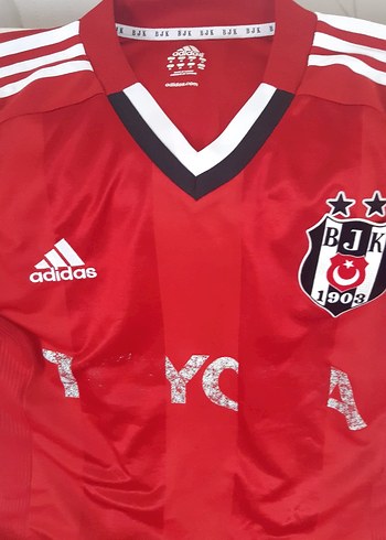 Adidas BJK 1903 Kırmızı V Yaka Forma