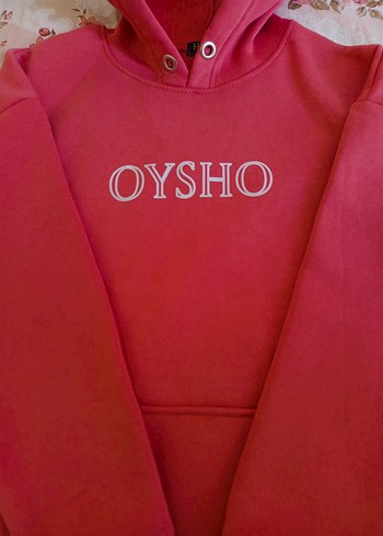 Pembe Kapüşonlu Oversize Sweatshirt - Görsel 2