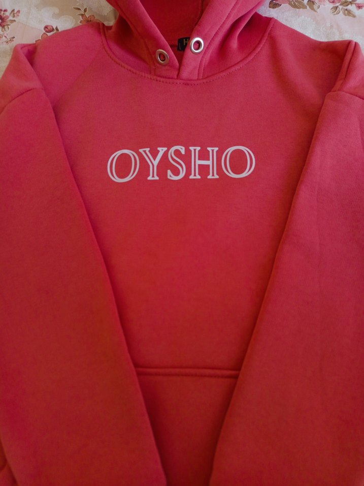 Pembe Kapüşonlu Oversize Sweatshirt - Görsel 2