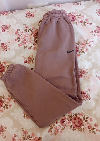 Kadın Pastel Kahverengi Salaş Keten Eşofman - Görsel 2