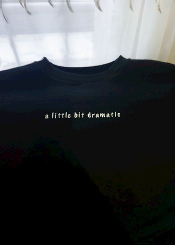 Siyah Baskılı Kadın Sweatshirt - Görsel 2