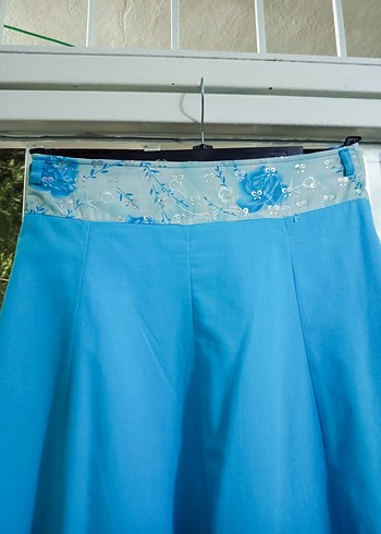 Mavi Bohem Uzun Etek - Görsel 4