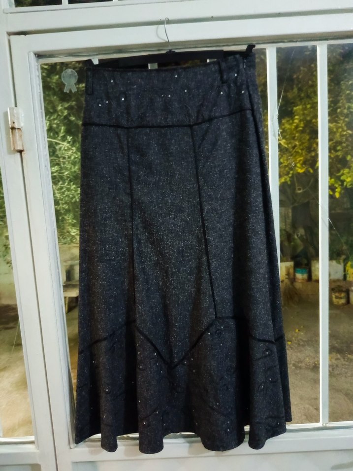 Kadın Siyah Uzun Kollu Takım Elbise - Görsel 5