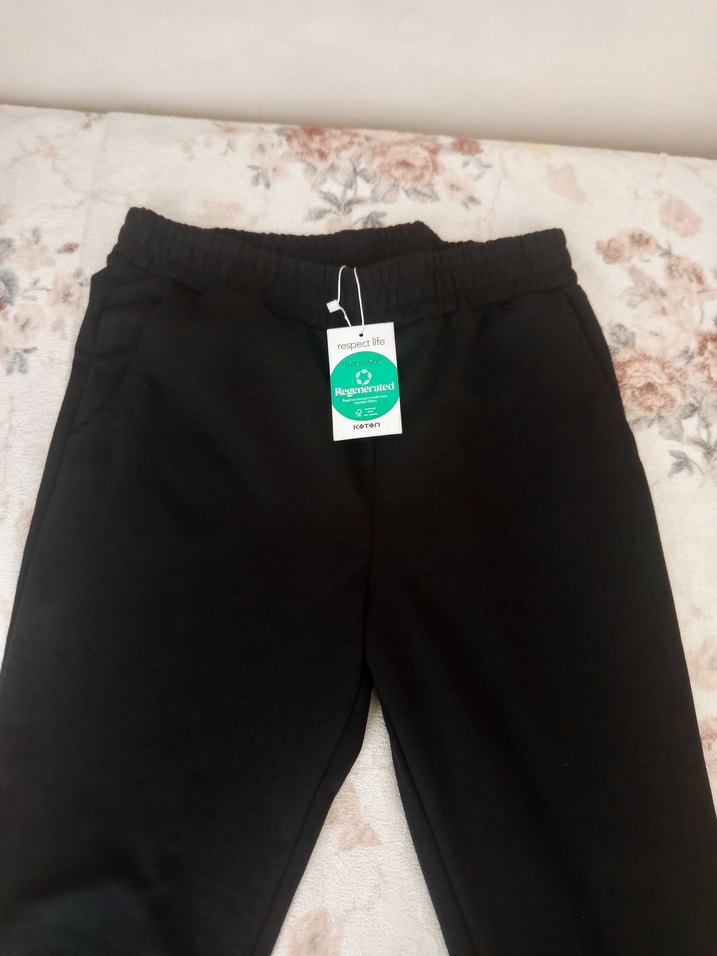 Siyah Kadın Rahat Kesim Eşofman - Görsel 5