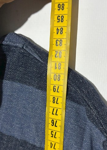 Erkek Lacivert Çizgili Uzun Kollu Polo Tişört - Görsel 4