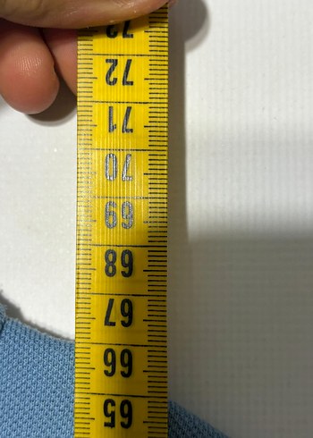 Uzun Kollu Mavi Polo Yaka Tişört - Görsel 4