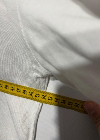 Uzun Kollu Beyaz Polo Tişört - Görsel 3