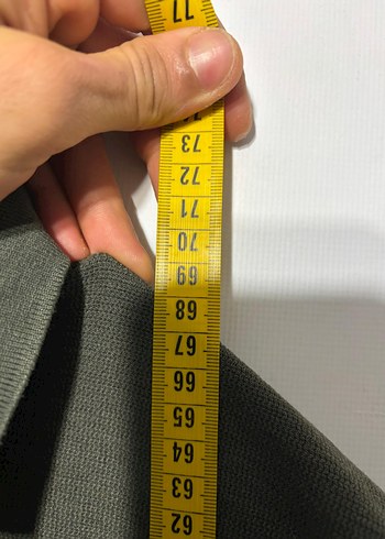 Erkek Haki Keten Polo Tişört - Görsel 3