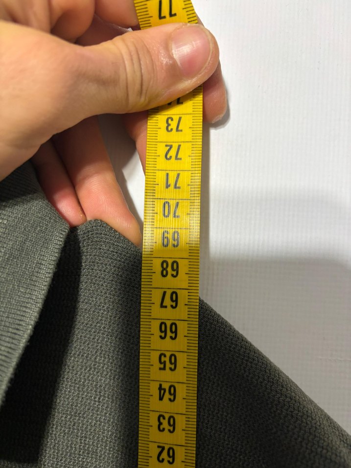 Erkek Haki Keten Polo Tişört - Görsel 3