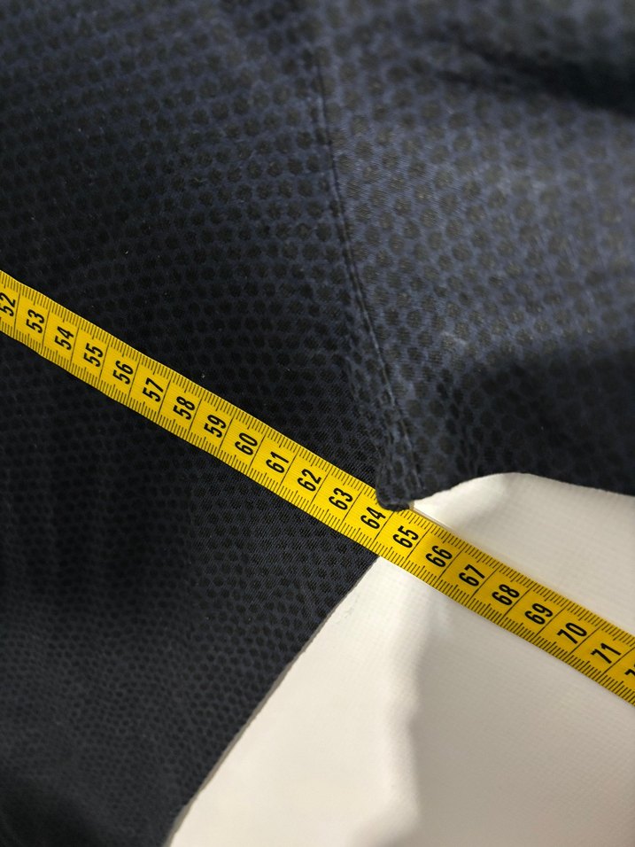 Erkek Siyah Keten Uzun Kollu Polo Tişört - Görsel 3